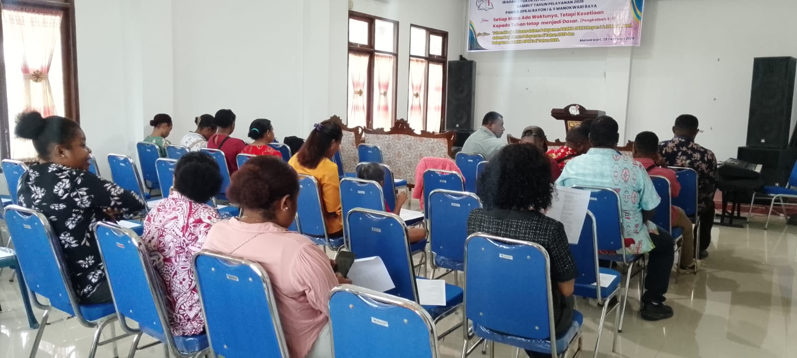Ibadah Syukur Lepas Tahun Pelayanan 2025 dan Sambut Tahun Pelayanan 2026 PAMKA GPKAI Rayon I & II Manokwari Raya